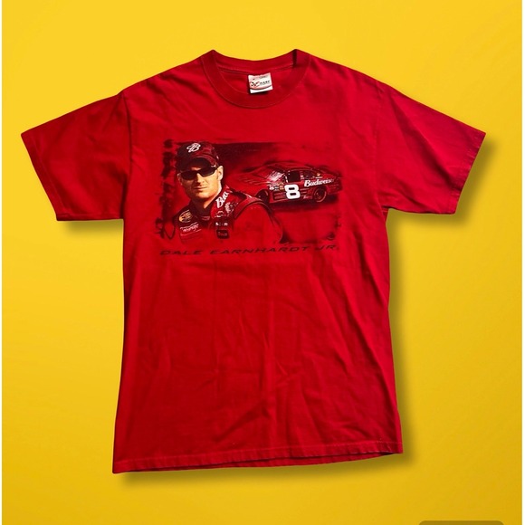 Dale Earnhardt Jr. Budweiser Racing Nascar T-Shirt Men's Size M - Picture 1 of 5